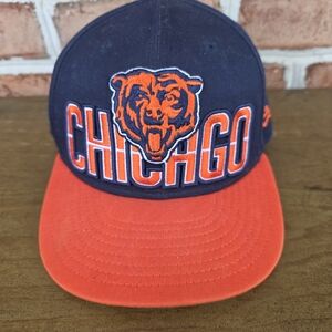 CHICAGO BEARS SNAPBACK HAT - Navy and Orange